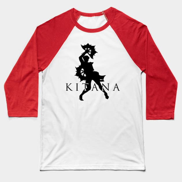 Kitana Baseball T-Shirt by xzaclee16